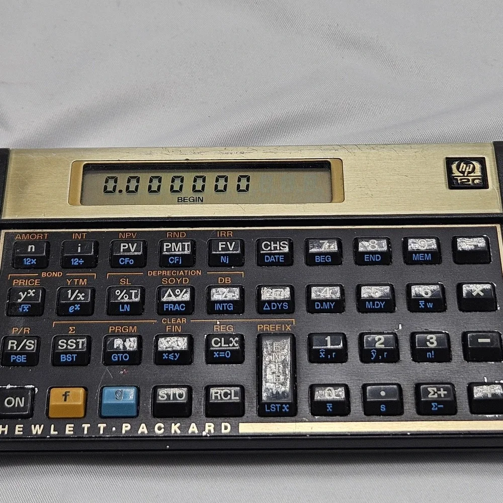 Hewlett Packard HP12C Financial‎ Calculator & Hewlett Packard 10B business calc